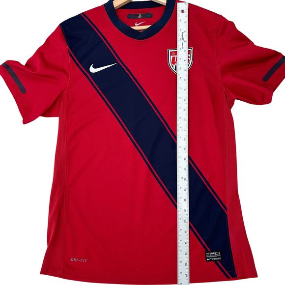Nike Men's USA Soccer Team USMNT Dri-Fit Navy/Red Jersey Away Kit 2011 Sz. Med. - Picture 7 of 11